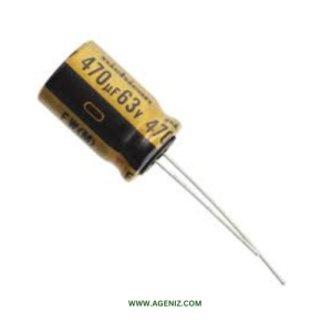 خازن 470uF 63V ORG