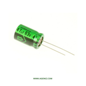 خازن 47uF 63V ORG
