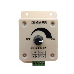 دیمر قابدار DC | 12V-24V | 8A مناسب ال ای دی