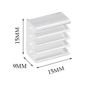 هیت سینک آلومینیومی با ابعاد 15x15x9MM