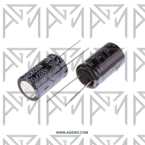 خازن 100uF 200V ORG