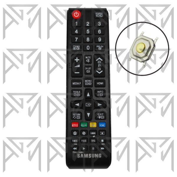 کنترل تلویزیون سامسونگ SAMSUNG LED 1088 MICROSWITCH