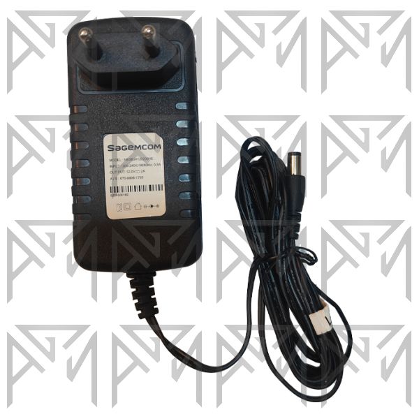 آداپتور سوییچینگ دیواری SAGEMCOM | 12V | 2A