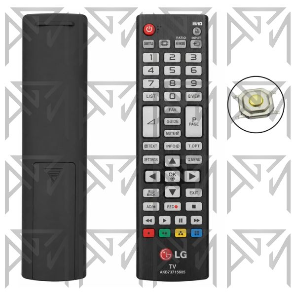 کنترل تلویزیون ال جی LG LED 605 MICROSWITCH