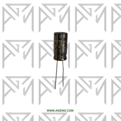 خازن 820uF 10V