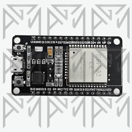 برد توسعه ESP32-WROOM-32 دارای بلوتوث وای فای داخلی و مبدل CP2102 (30 پایه)