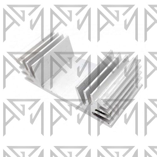 هیتسینک آلومینیومی شاخ گوزنی با ابعاد 50x64 AMP