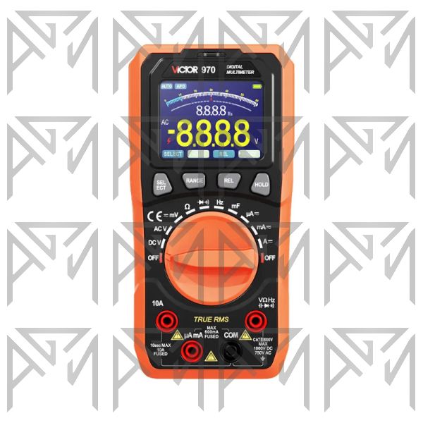 مولتی متر دیجیتال شارژی VICTOR 970 | TYPE-C