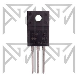دیود شاتکی MBR 2060FCT 60V 10A TO-220F