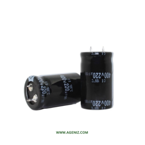 خازن 220uF 400V