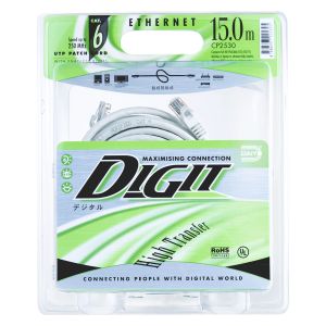 کابل شبکه دایو مدل DAIYO CP2530 CAT6 طول 15 متر