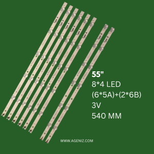 بک لایت 55 اینچ صنام مدل 55M11 WHITE