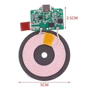 ماژول شارژ وایرلس 15W با ورودی TYPE-C