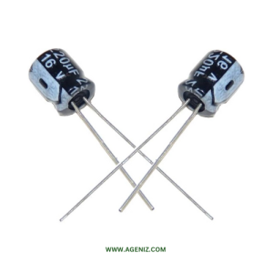 خازن 220uF 16V