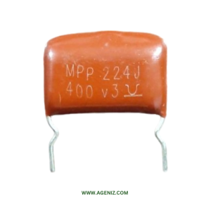 خازن 220nF 400V پلی استر