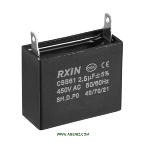 خازن 2.5uF 450V MKT 