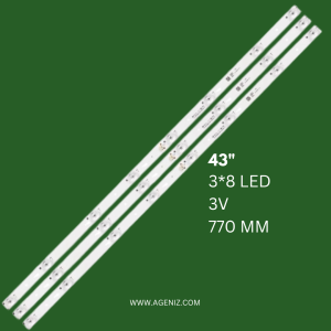 بک لایت 43 اینچ ایکس ویژن مدل XT520