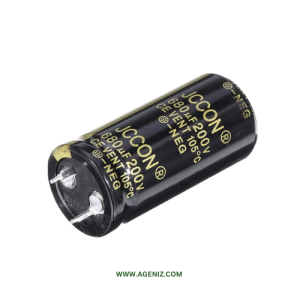 خازن 680uF 200V