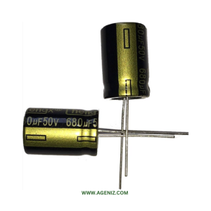 خازن 680uF 50V