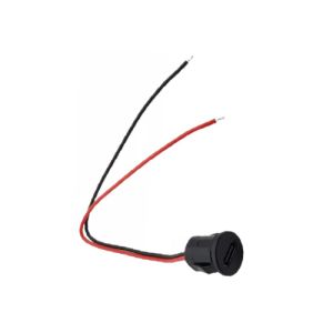 جک مادگی گرد سیم دار TYPE-C