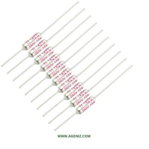 فیوز حرارتی 142 درجه سانتی گراد 10 آمپر TF142