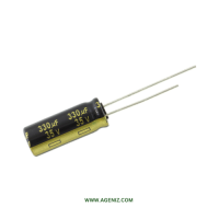 خازن 330uF 35V