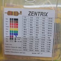  پک رنج مقاومت 1500 عددی 1/4 وات 5 درصد ZENTRIX