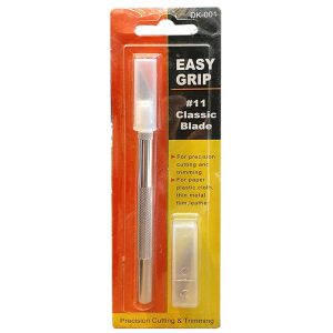 کاتر قلمی استیل EASY GRIP DK-001