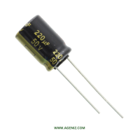 خازن 220uF 50V