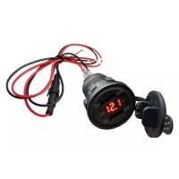  ماژول ولتمتر گرد DC خودرویی USB دار