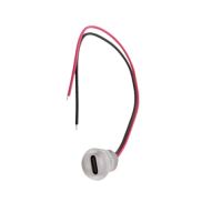  جک مادگی گرد سیم دار چراغدار TYPE-C