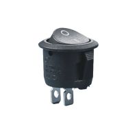 کلید راکر مشکی گرد 2 حالته 3 پین 146# 