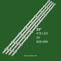 بک لایت 32 اینچ فیلیپس همه کاره 8 ال ای دی 3ولتی