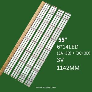 بک لایت 55 اینچ ال جی مدل 55LB6700