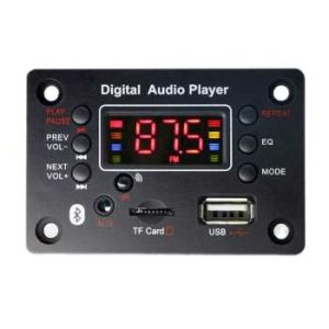 ماژول MP3 پلیر بلوتوثی FM و USB پنلی مربع با ریموت کنترل مدل G016