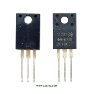 دیود شاتکی MBRF20100 100V 20A TO-220F