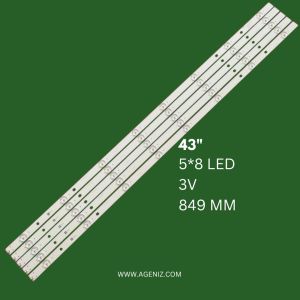 بک لایت 43 اینچ پاناسونیک مدل 43D410K
