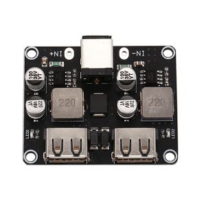 ماژول فست شارژ کاهنده ولتاژ QC2.0/QC3.0 با دو خروجی 24W USB
