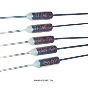فیوز حرارتی 140 درجه سانتی گراد 10 آمپر TF140