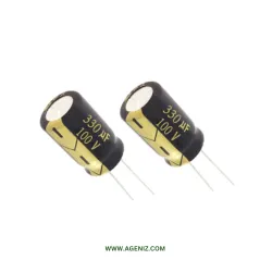 خازن 330uF 100V