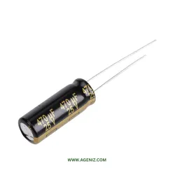 خازن 470uF 25V