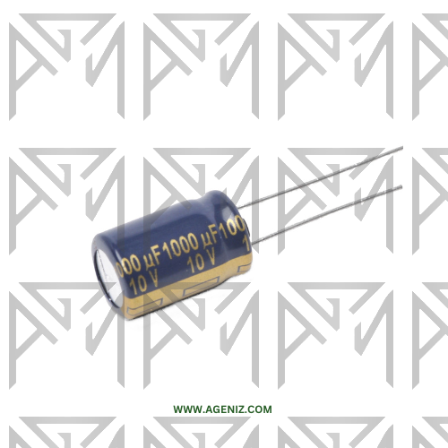 خازن 1000uF 10V