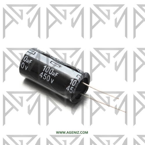 خازن 100uF 450V