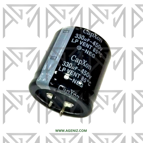 خازن 330uF 450V