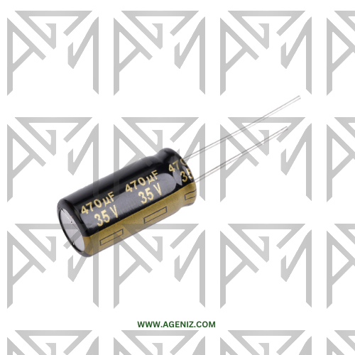 خازن 470uF 35V
