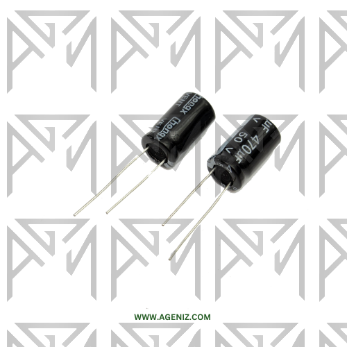 خازن 470uF 50V
