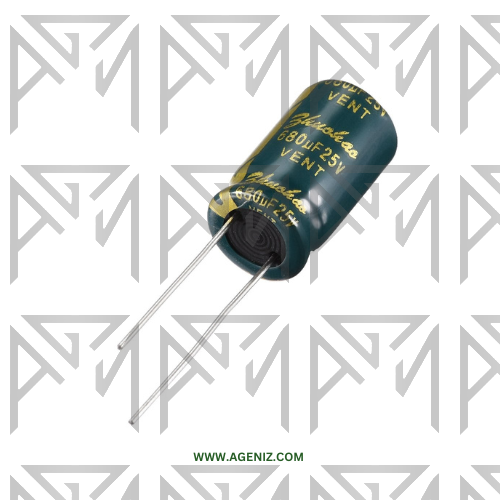 خازن 680uF 25V