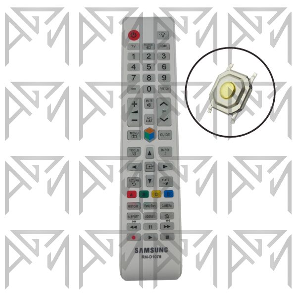 کنترل تلویزیون سامسونگ SAMSUNG 1078 MICRO WHITE