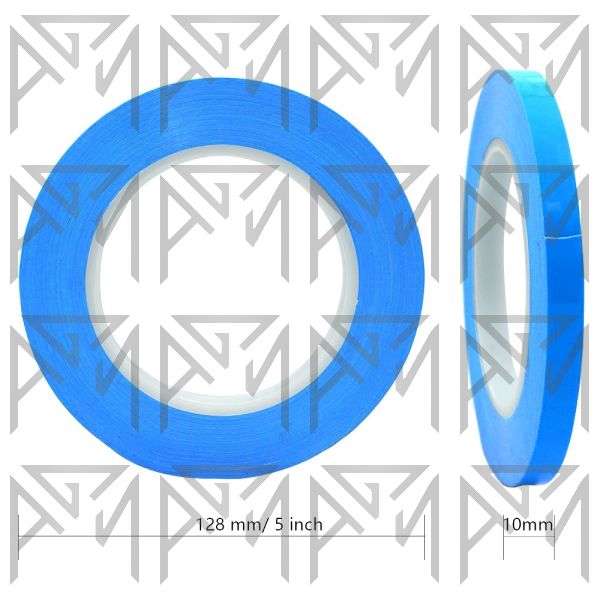 چسب بکلایت دو طرفه آبی 10MM | 25M