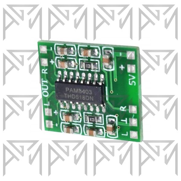 ماژول آمپلی فایر PAM8403 استریو 2×3 وات کلاس D